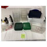 Measuring tubs, lids, utensils