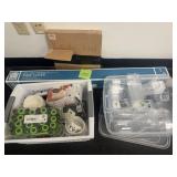 Partial roll table covering, baking items, etc.