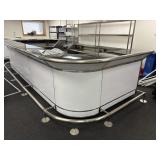 Portable Flash Bar with back bar for weddings,
