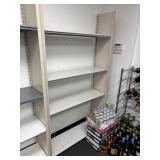 44 x 12 x 74  - 4 tier shelving unit.