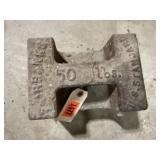 50 lb. weight