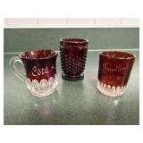 Ruby, souvenir toothpick holders