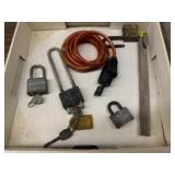 Padlocks, bicycle lock