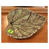 Sculpted leaf dish