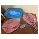 Tote of prairie bonnets, Churdan souvenir spoon