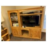 Entertainment center, no contents included