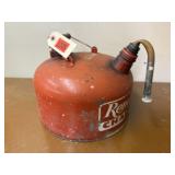 Metal gallon fuel can