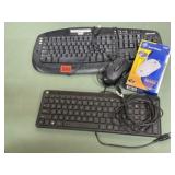 Computer keyboards, mouse