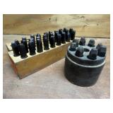 Letter, number stamps