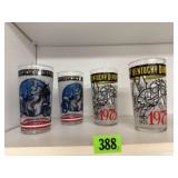 Kentucky Derby drinking glasses (4)