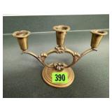 Brass candleabra