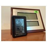 Digital atomic clock, weather station