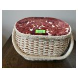 Vintage sewing basket
