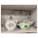 Silver Thistle Franconia German serving dishes