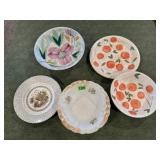 Empire English Beverley plate, floral, fruit