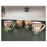 Farmhouse mugs (4)