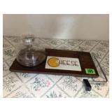 Vintage cheese plate