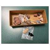 Rocks, arrowhead collection