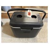 Black Coleman cooler