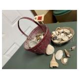 Basket of sea shells