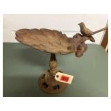 Cast iron bird bath