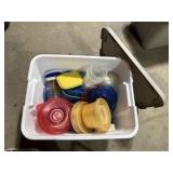 Storage tote, contents included