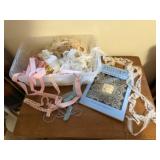 Tote of lace, ribbon