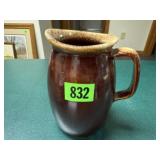 Hull drip stoneware pitcher