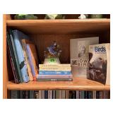 Bird, nature books, music box