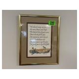 Friend poem wall decor