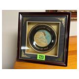 State of Iraq commemorative framed plate