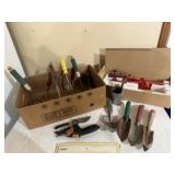 Hand garden tools, stakes