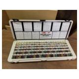 Portable color pin organizer