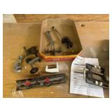 Pipe cutters, workbench acessories