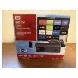 WD TV Live streaming media player, remote