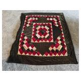 Happy Holidays quilt blanket