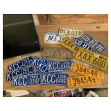 Metal storage box of license plates