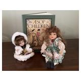 Aesop Children's book, dolls (2)