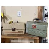 Fishing tackle boxes (2), contents included