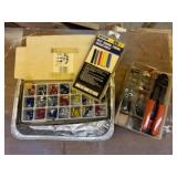 Electrical lot, connectors, hand tools