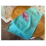 Tropical fish fabric wall art