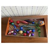 Multi colored Christmas ornaments