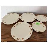 Hall Jewel Tea plates (5)