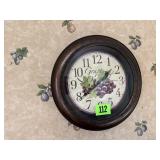 Grape Orchard battery operated wall clock