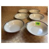 Gibson Housewares china bowls (6)