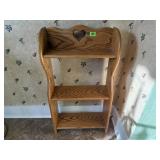 Cottage core oak shelf