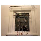 Beaded stone wall hanging