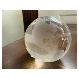 Globe paperweight