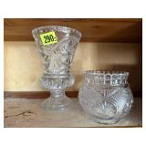 Crystal vases (2)
