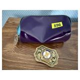 VFW belt buckle, Peace case